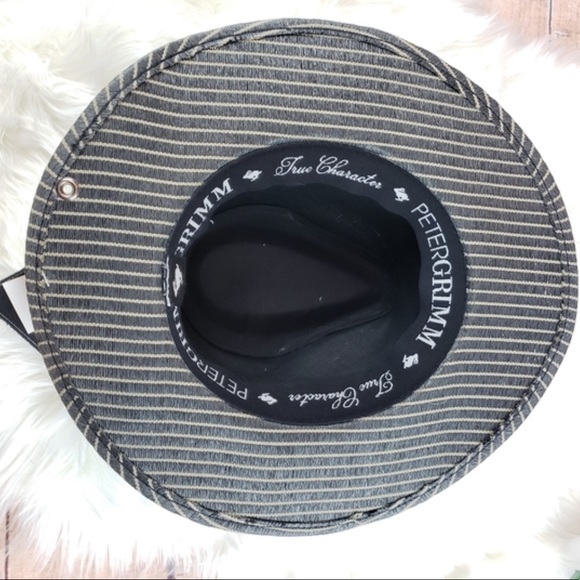 Peter Grimm True Character Nicole Black Stripe Fedora - Picture 6 of 6